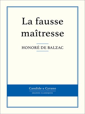 cover image of La fausse maîtresse